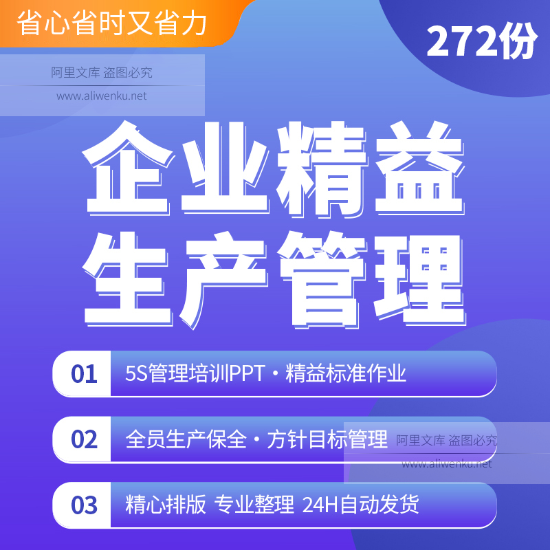 200份企业工厂车间精益生产管理培训PPT课件标准作业TPM方案激励