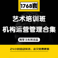 少儿艺术培训学校机构创办招生方案运营管理培训制度谈单话术合集